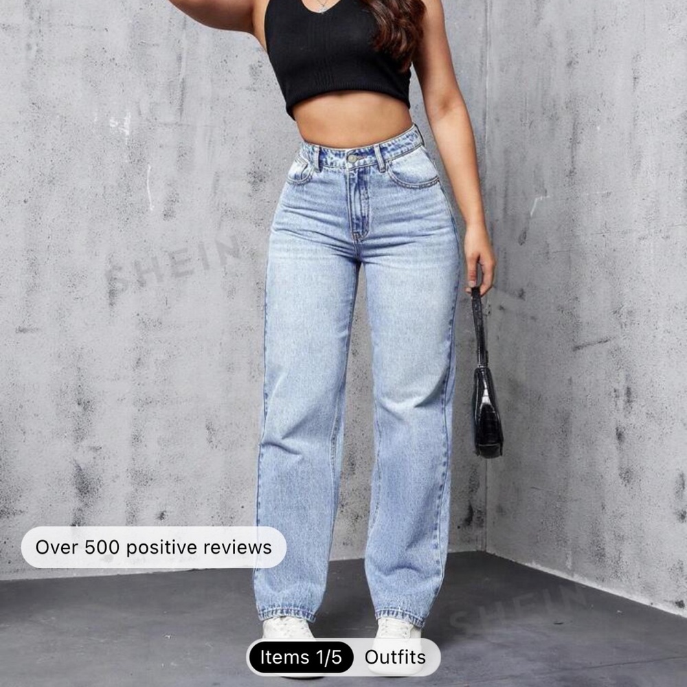straight leg jeans